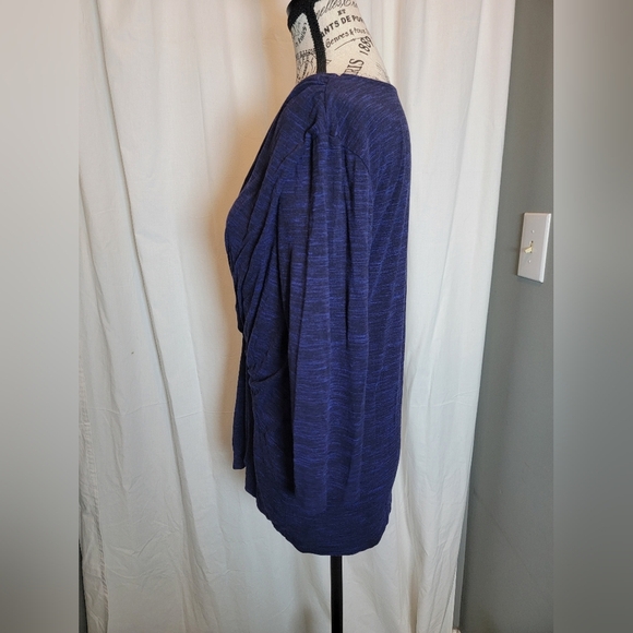 Apt. 9 Deep Blue V-Neck Top - Picture 3 of 7